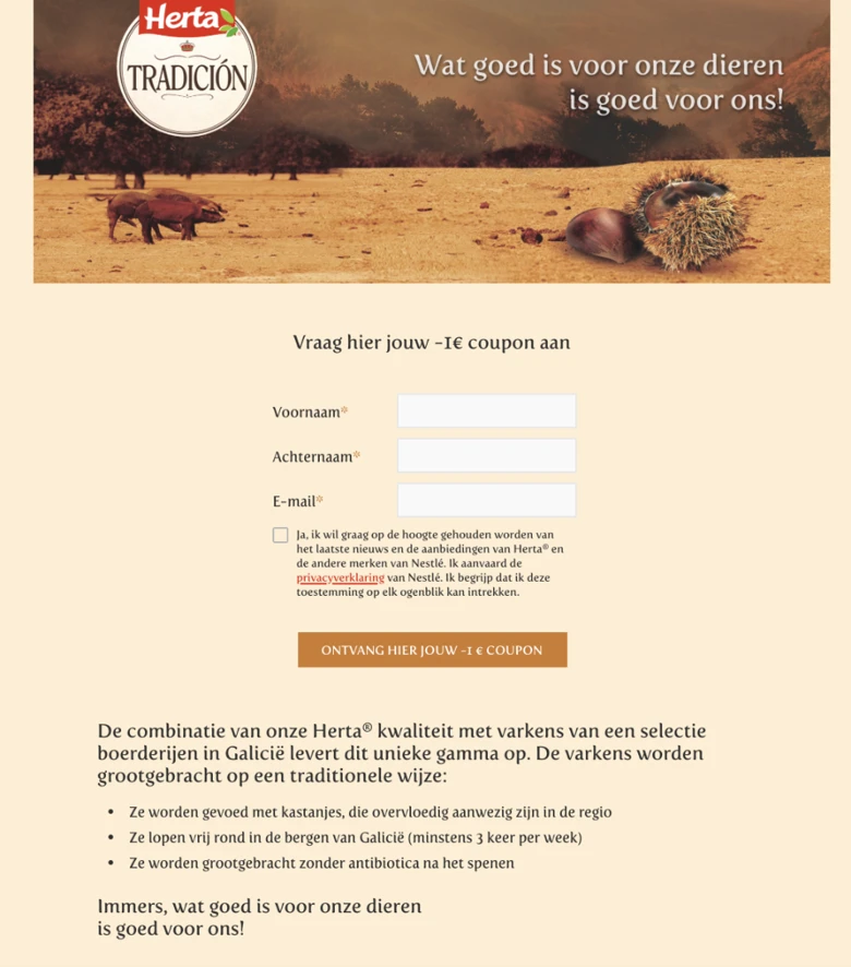 herta marketing campaign