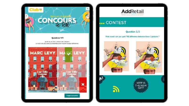 quiz interactig marketing trouver la difference
