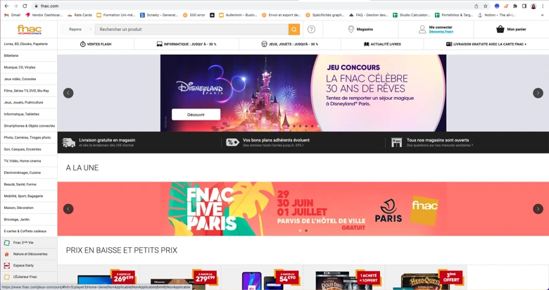 campaign may disneylandxfnac