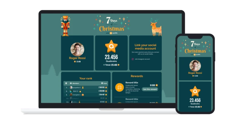 loyalty christmas with qualifio
