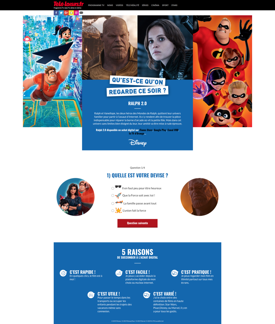 best interactive marketing campaigns june tele loisirs