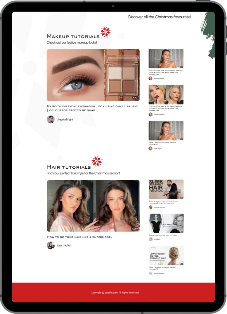 ipad landing page beauty christmas marketing ideas 2 1x 740x1024