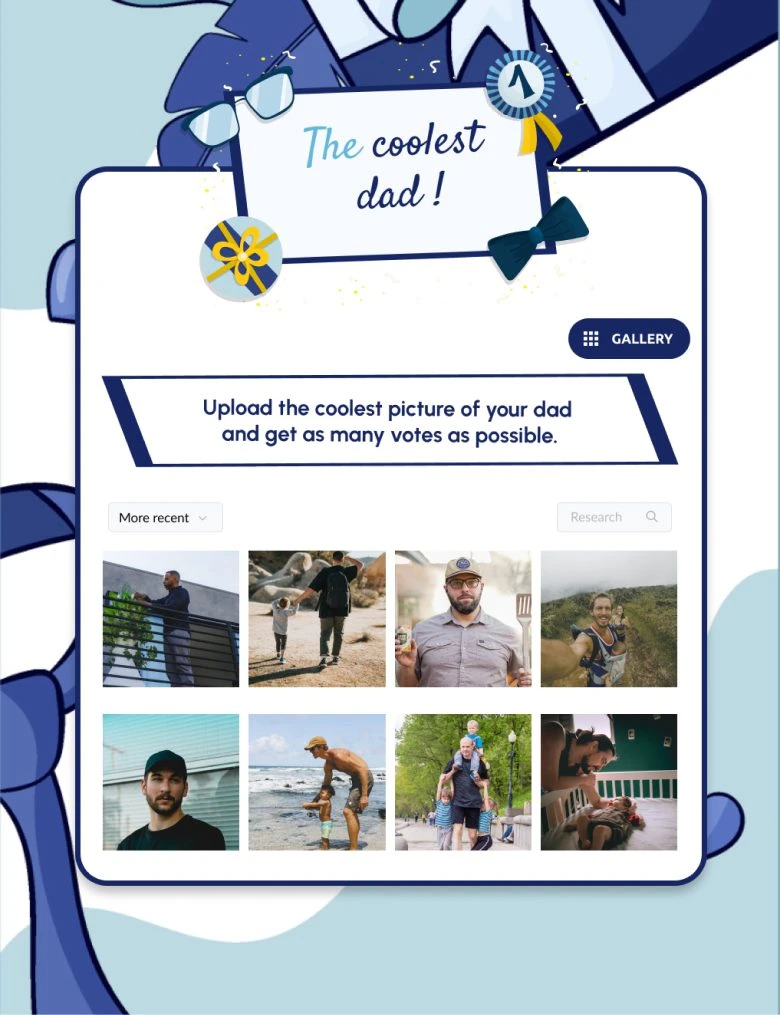 fathers day marketing ideas photo contest