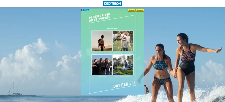 best interactive marketing campaigns june decathlon