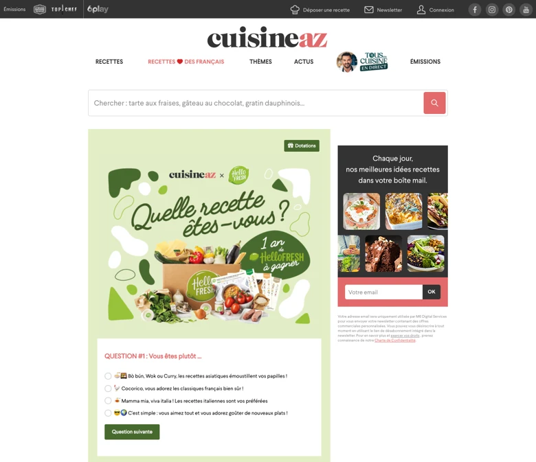 campanas favoritas marketing interactivo septiembre cuisine az