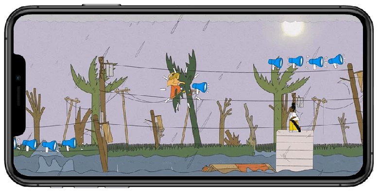 exemple de jeu du runner par lunicef