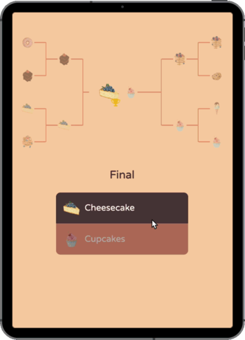 Tournament brackets are here! Spice up your marketing with this easy-to-use format