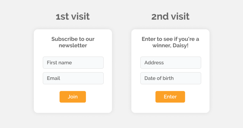 Qualifio forms now feature progressive profiling