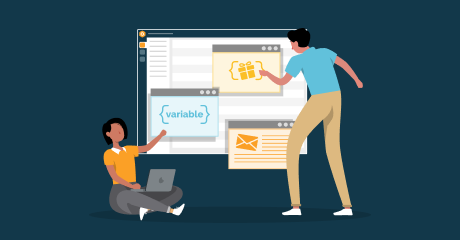 A touch of personalisation with dynamic variables