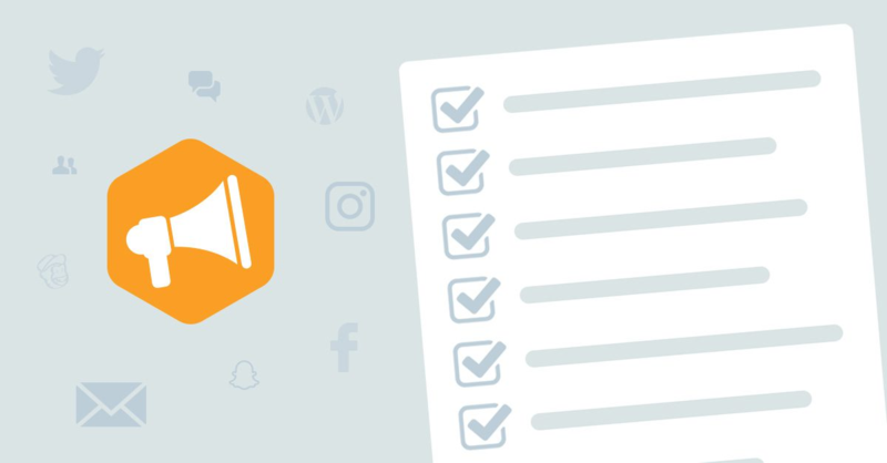 The ultimate checklist to activate your campaigns