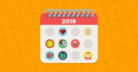It’s here: our 2019 marketing calendar