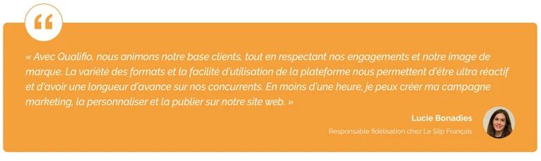 Animation, acquisition et connaissance client : la stratégie digitale du Slip Français