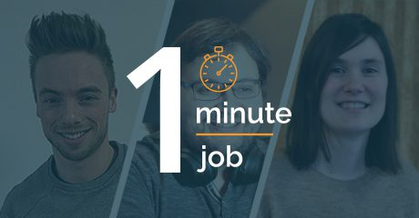 One minute, one job: discover Jeremy, Estelle & Joao