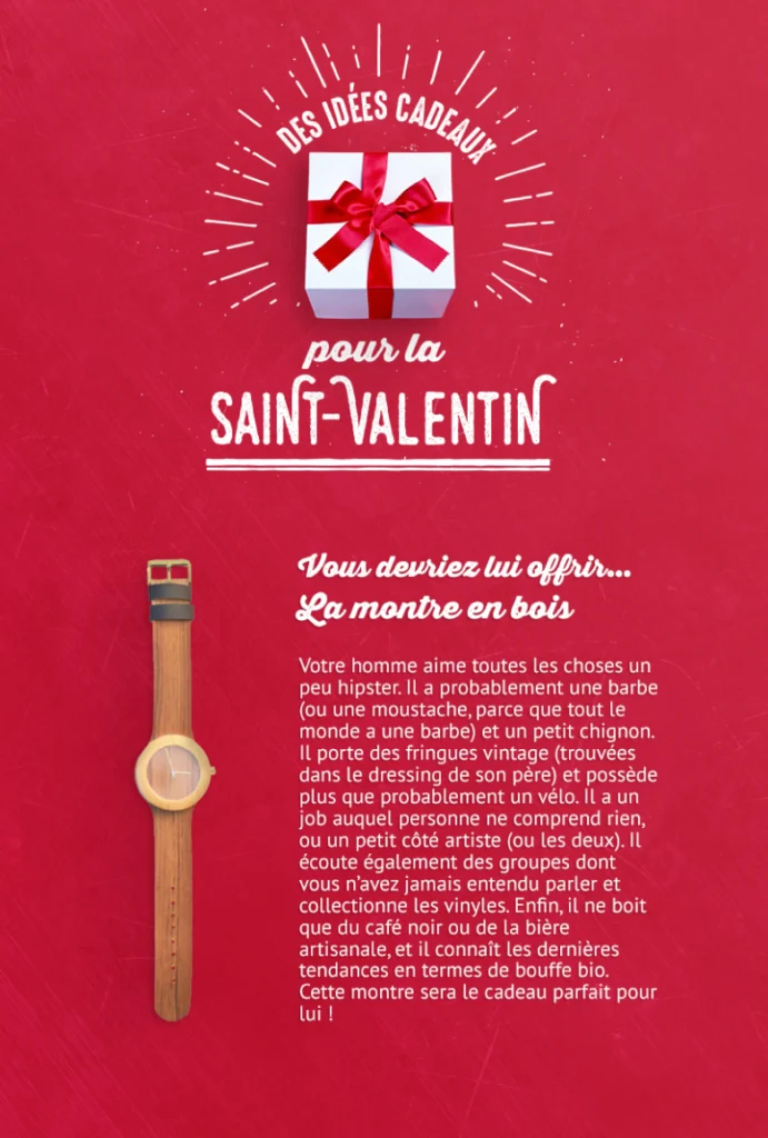 Saint-Valentin : idées de cadeaux