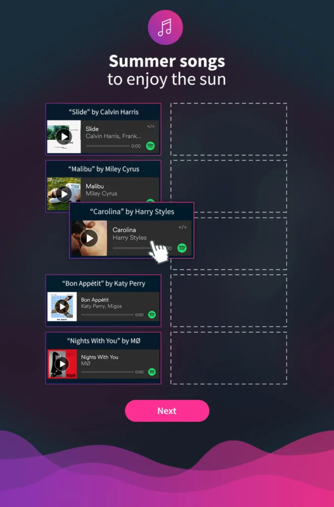 Classement : La playlist de l'été