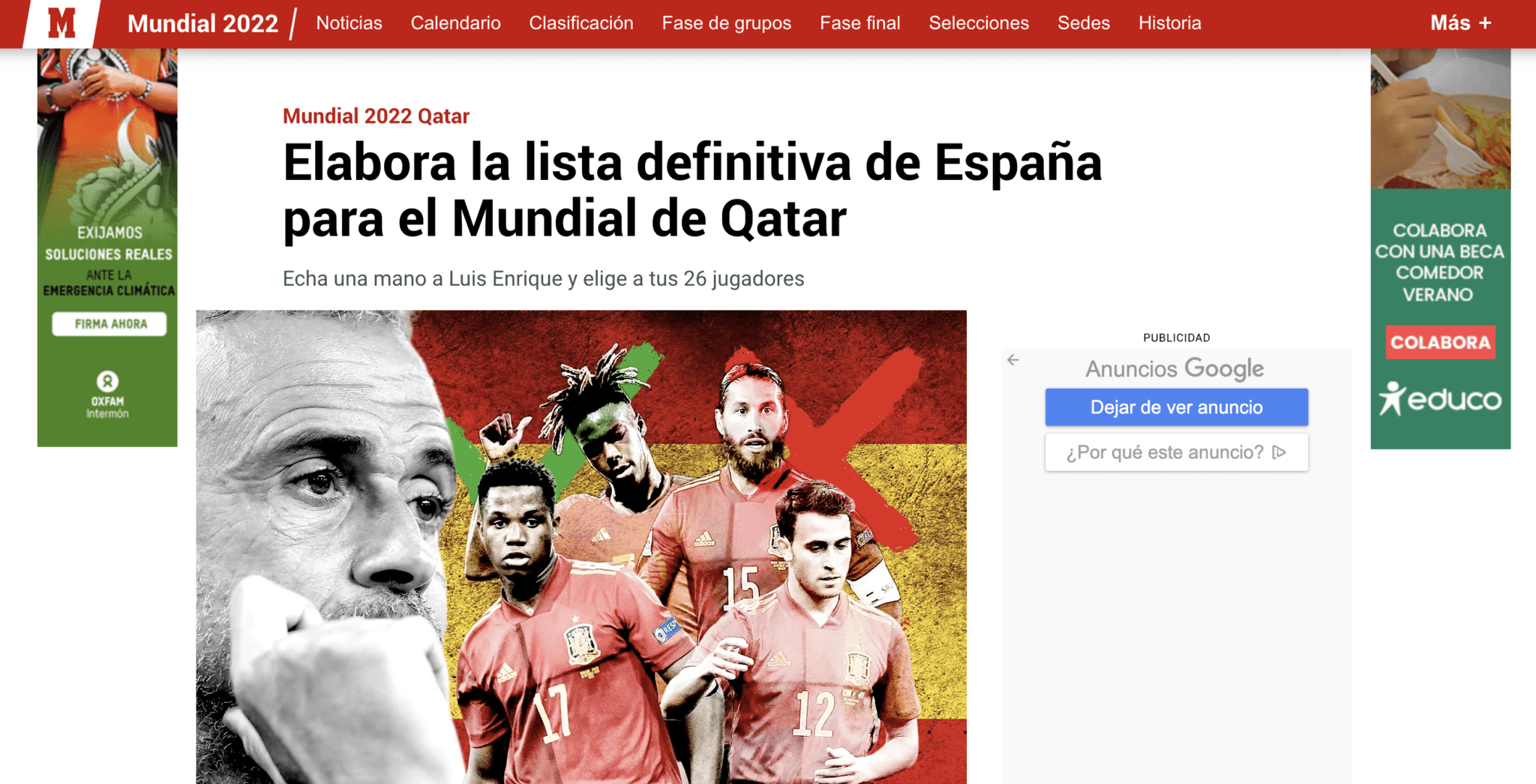 The best World Cup team