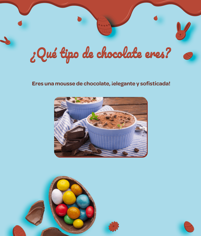Personality test image 2: que tipo de chocolate eres
