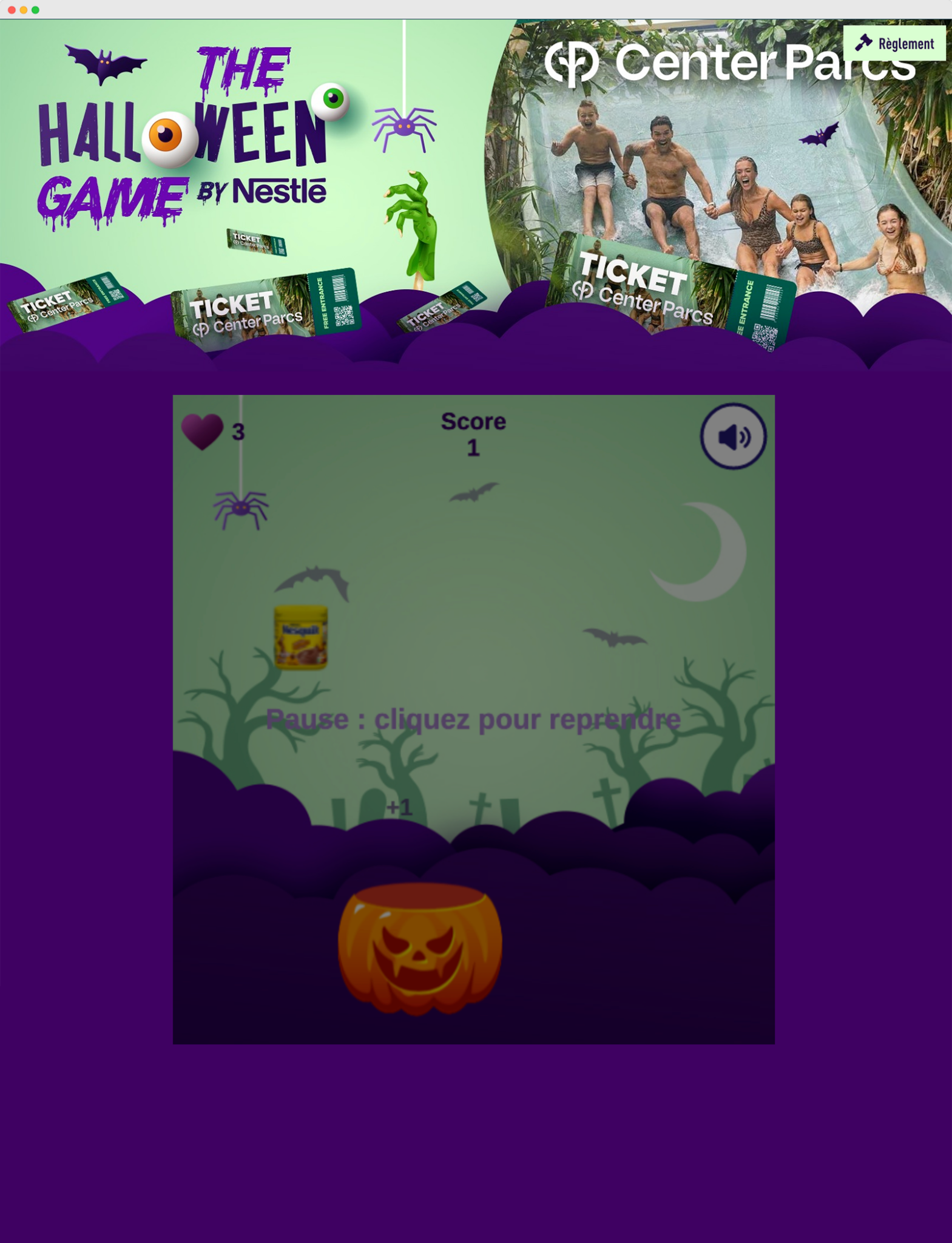 El catcher de Halloween de Nestlé