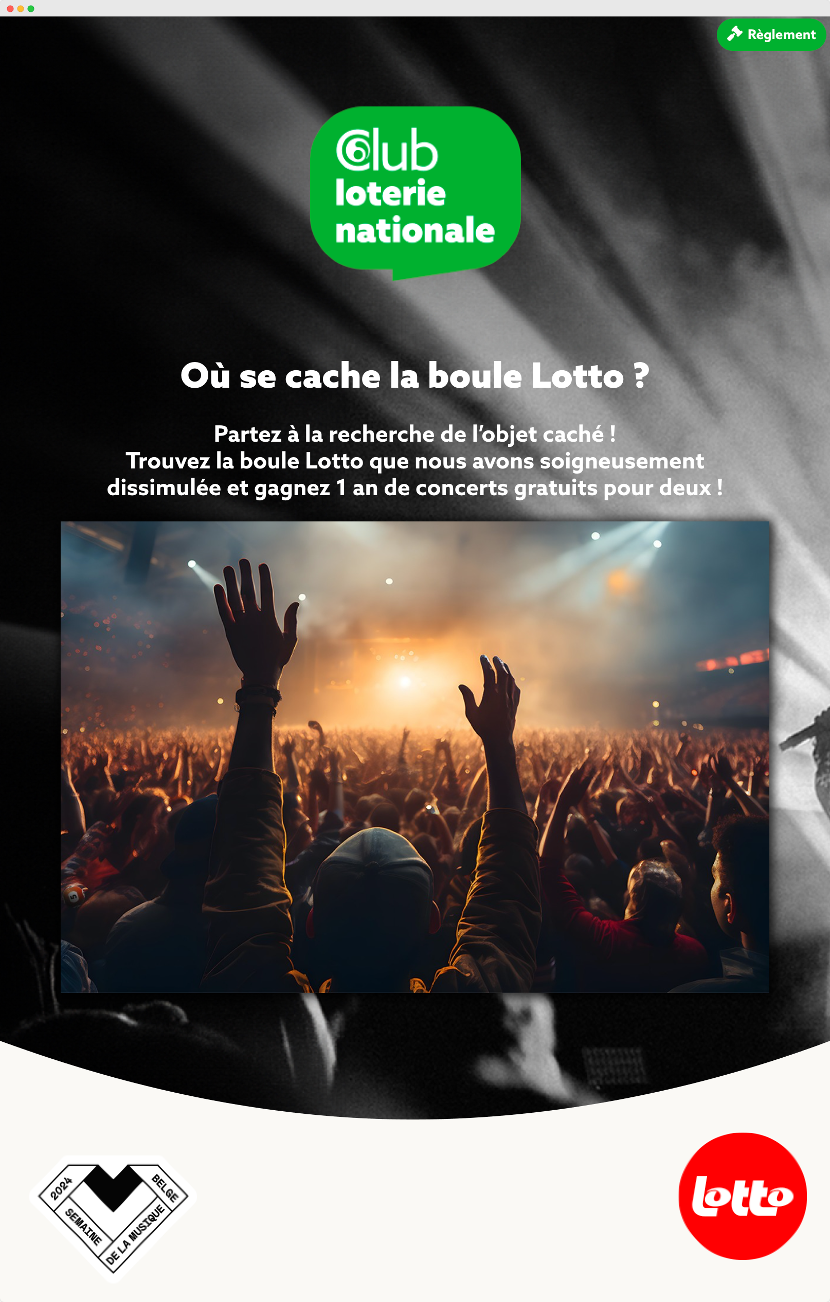 ¿Dónde está la bola de la lotería?