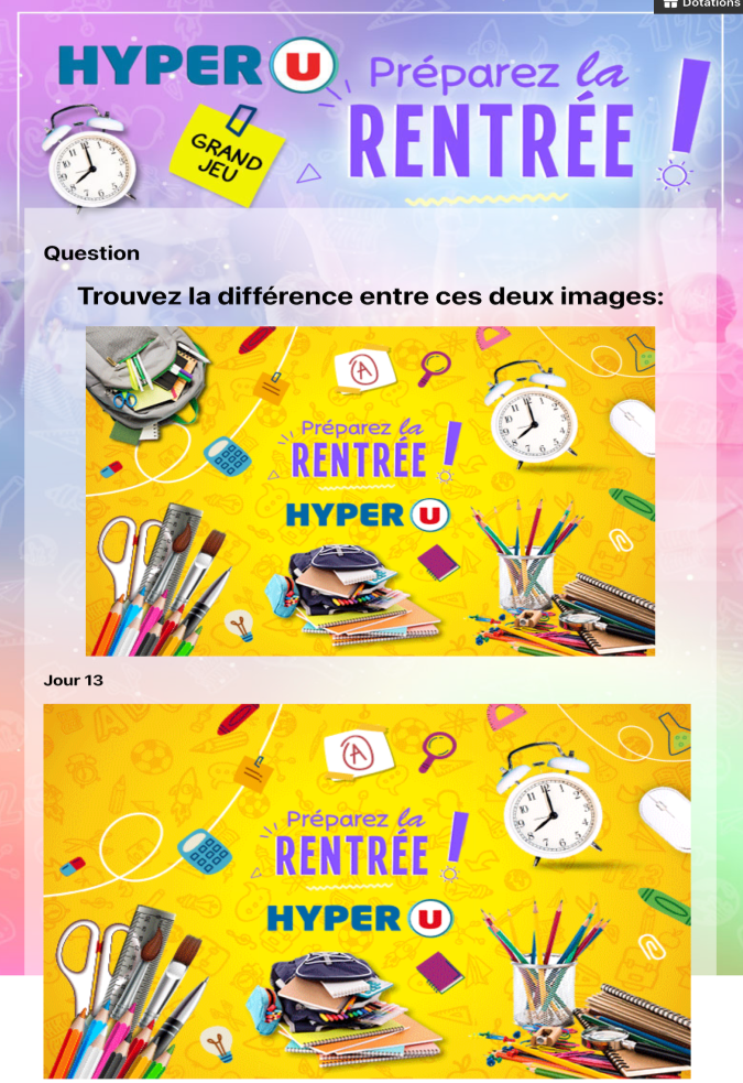 Préparer la rentré !