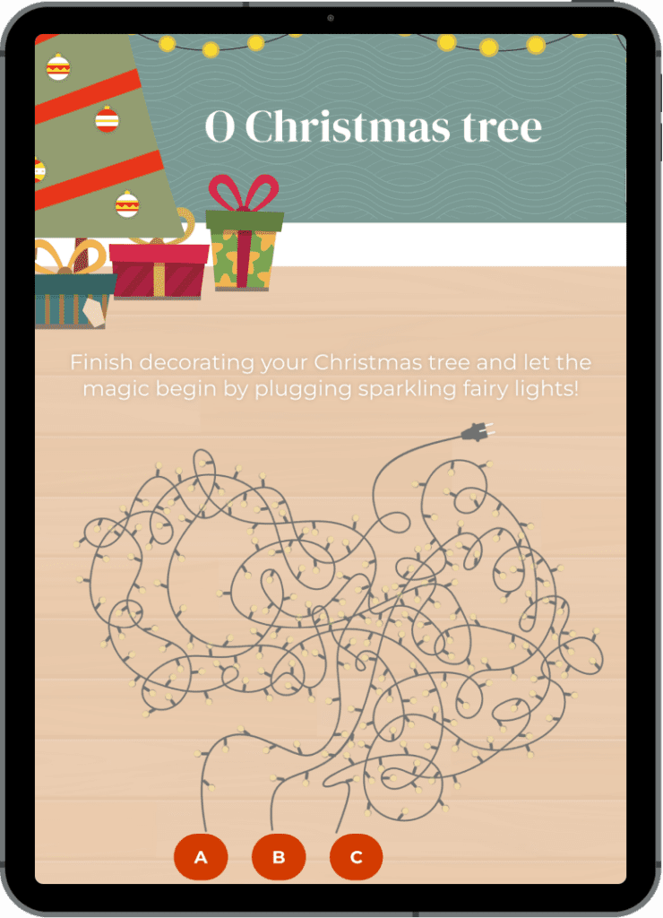 ipad-o-christmas-tree-quiz-christmas-marketing-campaign