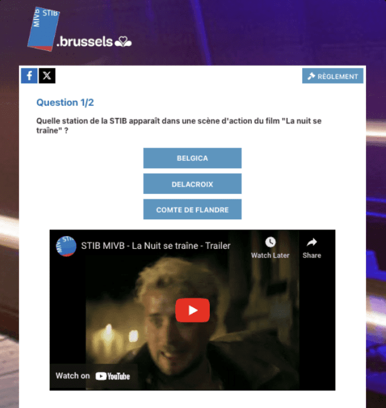 El quiz de películas de STIB