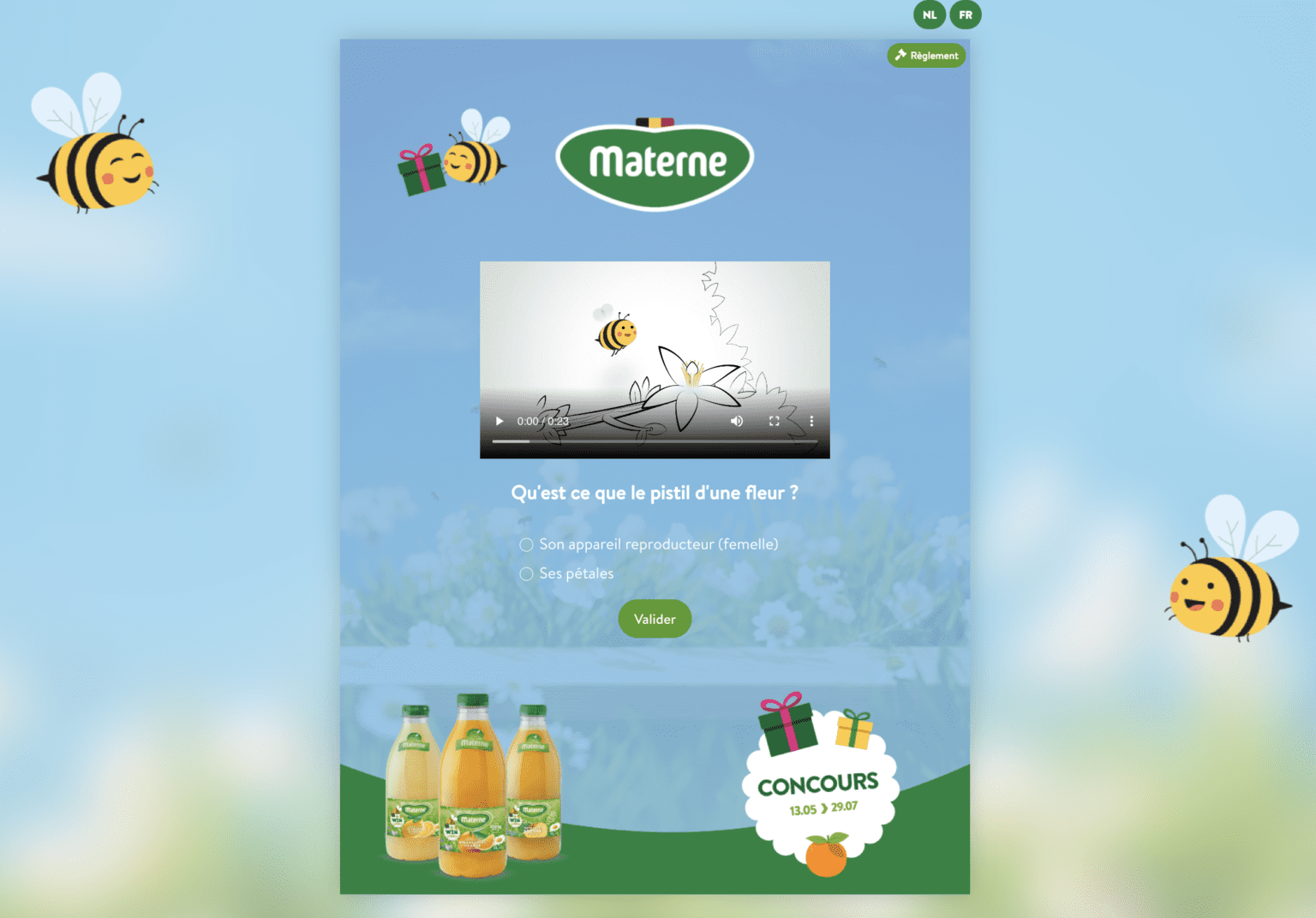 Materne’s educative quiz