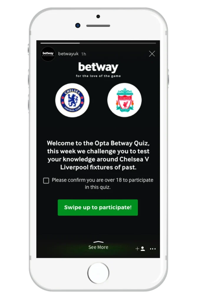Betway on Instagram | Qualifio