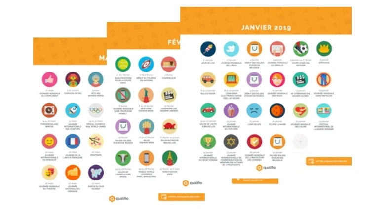 Calendrier marketing 2019