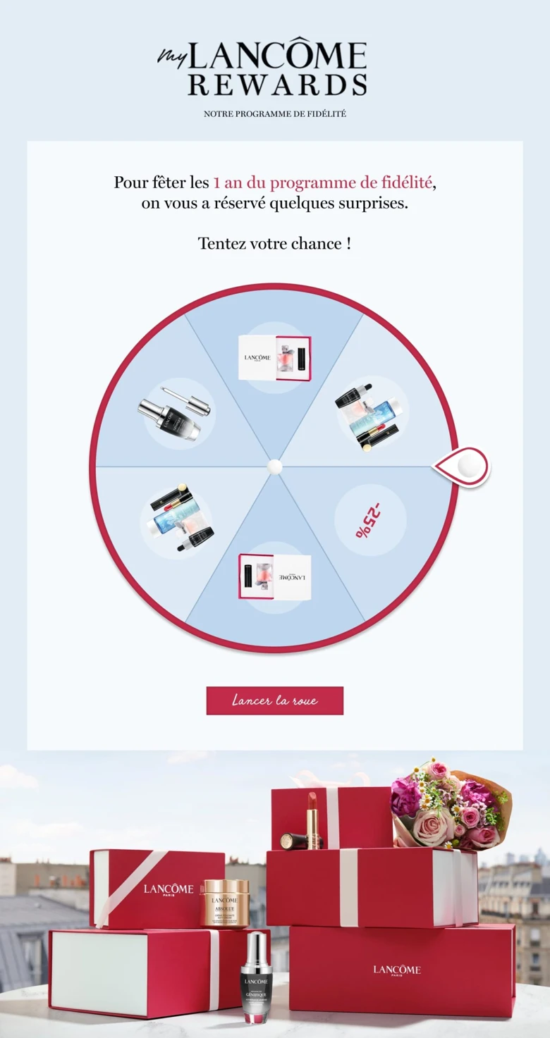 My lancôme rewards