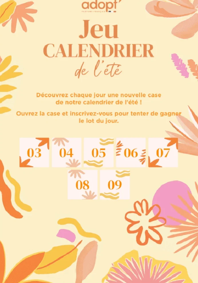 The summer calendar