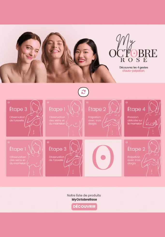 Sensibilisation de l’Octobre Rose