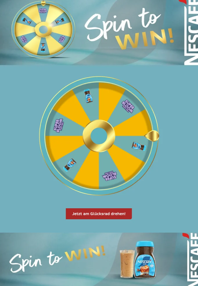 Nescafé’s summer wheel of fortune