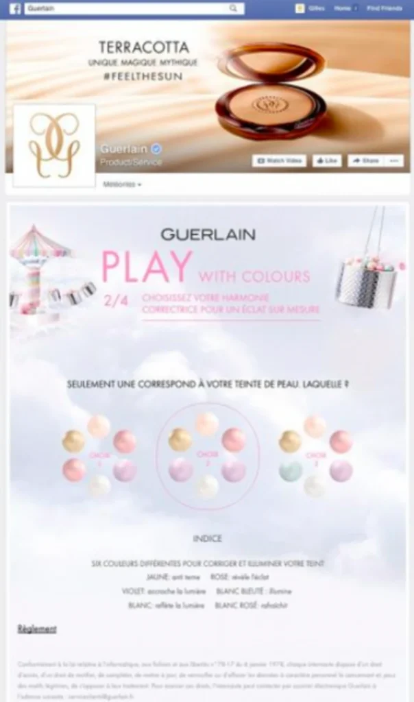Jeux concours Facebook
