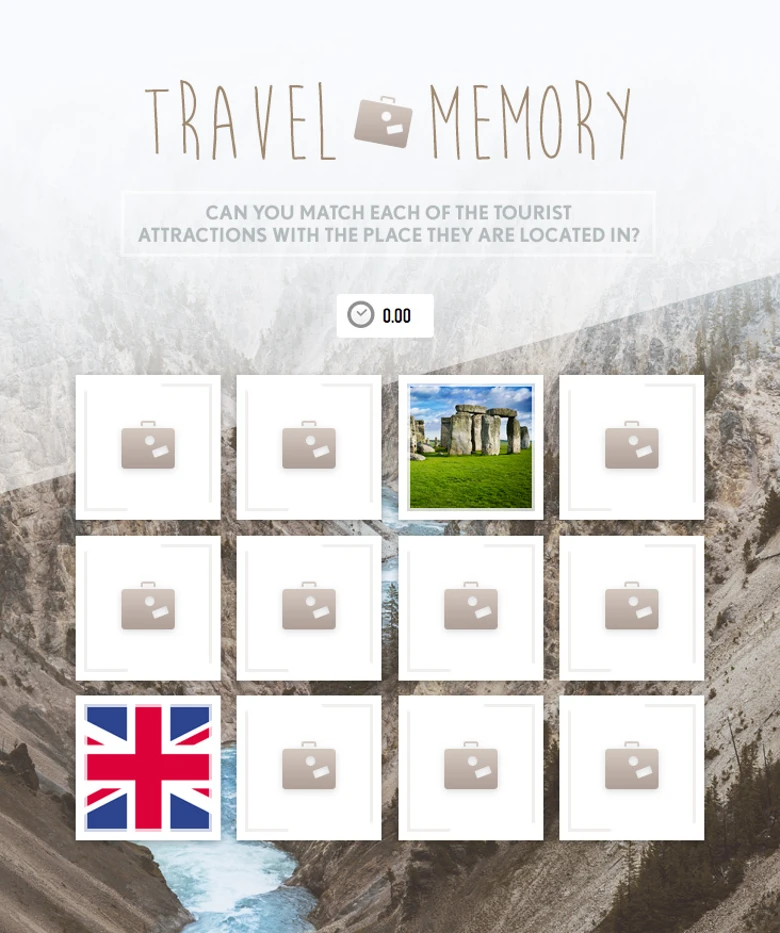 Memory du touriste bien informé