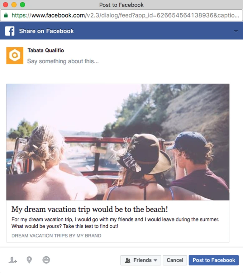 Personalise your share screens
