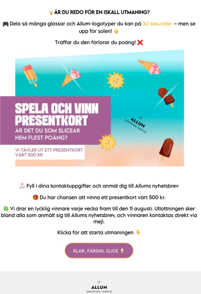 Klépierre’s ice cream “slice it!”