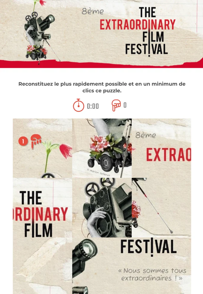 Province de Namur’s movie puzzle