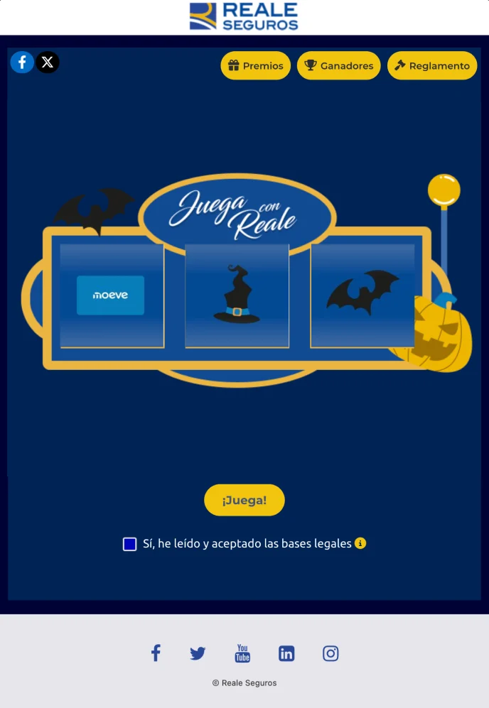 El jackpot terrorífico de Reale Seguros