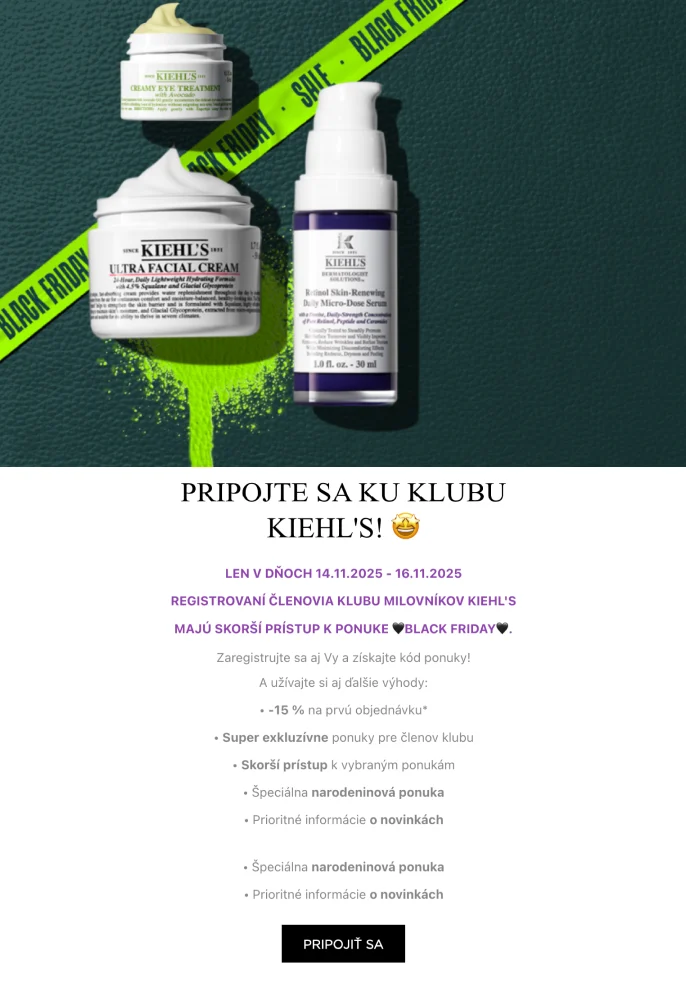 Become a part of something special with Kiehl’s form