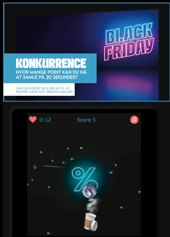 Klépierre’s Black Friday slice it! game