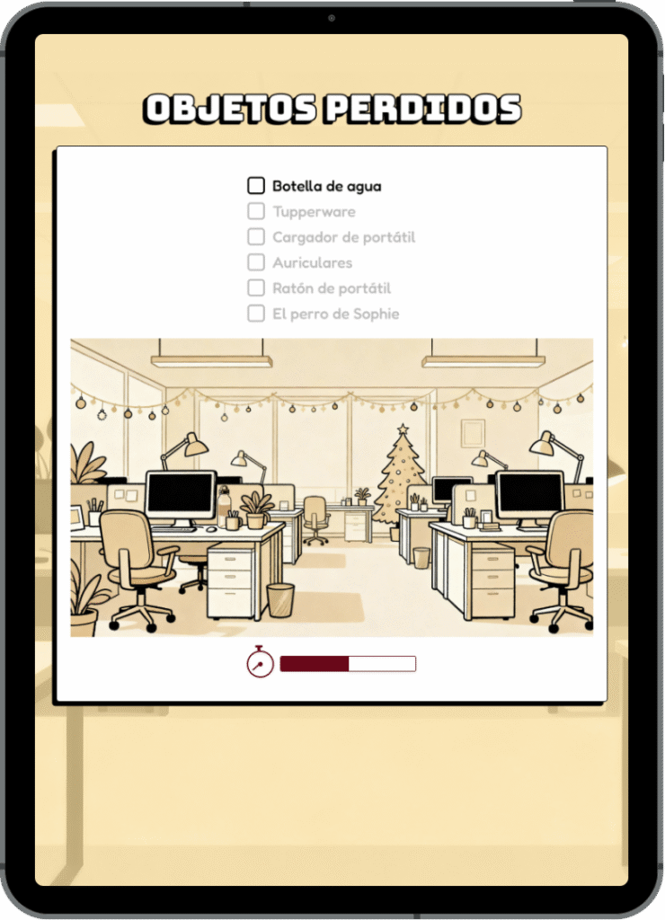 ipad-objeto-escondido-navidad-en-la-oficina