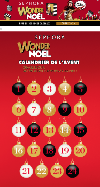 Elle France's Advent calendar