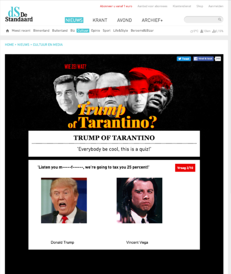 elections-example-Trump of Tarantino?