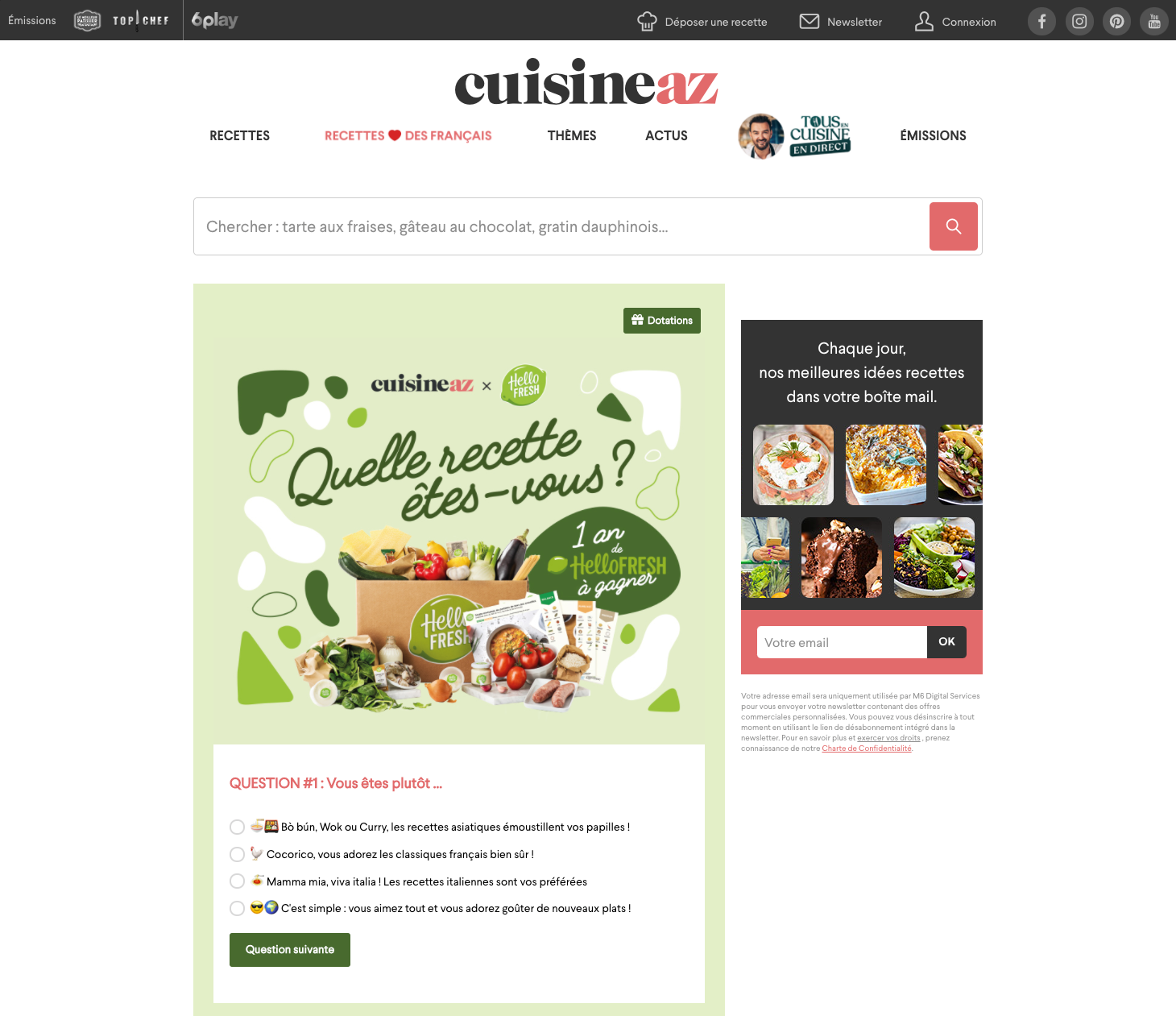 campagnes-marketing-interactives-preferees-septembre-cuisine-AZ
