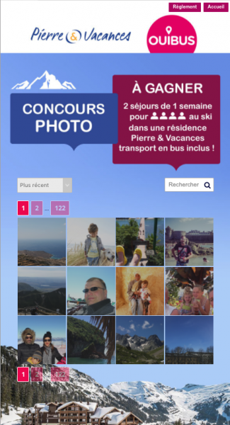 Pierre & Vacances and Ouibus Photo Contest | Qualifio