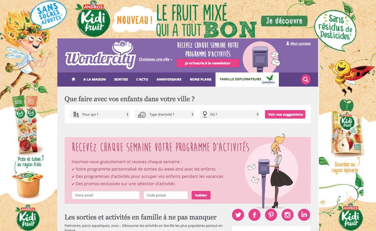 wondercity-kidifruit-andros-publicite-payante-campagne