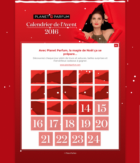 Planet Parfum's Advent calendar