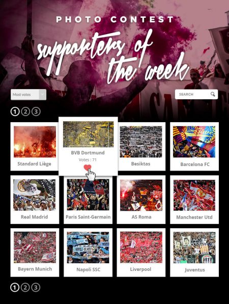 Photo contest - Supporter of the week | Qualifio